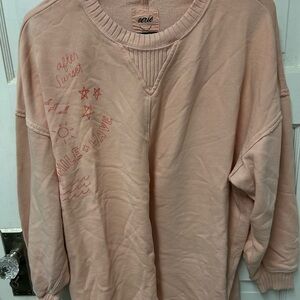 Aerie Blush Graphic Pullover